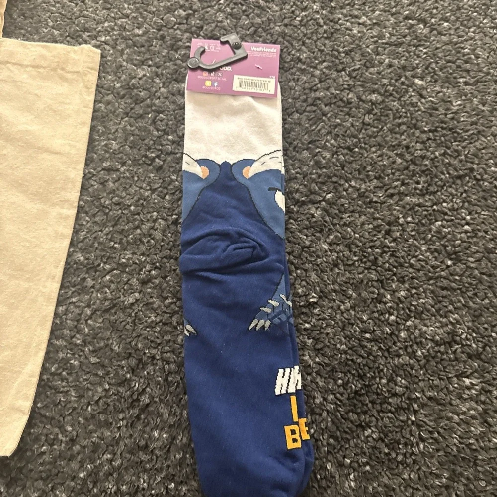 Bundle tote and VeeFriends Headstrong Honey Badger Crew Socks Mens Size 8-12 NWT